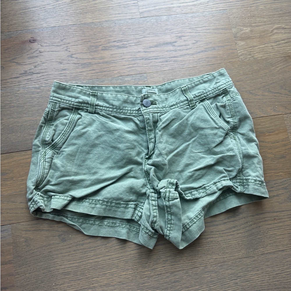 Olive Green Women's Shorts